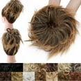 thumbnail image 2 of SEGO Messy Bun Hair Piece For Women Wavy Hair Scrunchies Synthetic Hair Bun Hairpiece Fluffy Tousled Updo Scrunchie Chignon Wrap On Scrunchy Bun Extensions Donut for Women, 2 of 7