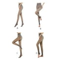thumbnail image 3 of Medias transparentes sexis de otoño para mujer, mallas transpirables reutilizables para banquetes y niñas, pantimedias de diseño Simple, Prendas para la parte inferior del cuerpo Café Tipo 2 Qarigey AP013888-04, 3 of 6