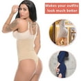 thumbnail image 5 of FITVALEN Tummy Control Thong Shapewear for Women High Waist Shaping Underwear Seamless Body Shaper Panties Girdle, 5 of 8