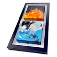 thumbnail image 4 of 14x16 Shadow Box 3/4" Depth Black Picture Frame - UV Acrylic, Backing, Hanging Hardware, 4 of 8