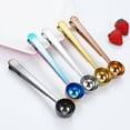thumbnail image 3 of Leodye 1PCS Stainless Steel Coffee Measuring Spoon Multifunctional Food Sealing Clip Seasoning Spoon for Kitchen Baking -6.69*1.38IN, 3 of 3