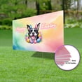 thumbnail image 3 of Happy Easter Boston Terrier with Bunny Ear Headband and Flowers Yard Sign Gentleman Dog Lover Gifts Outdoor Home Lawn Garden Porch Decor - 13001, 3 of 5