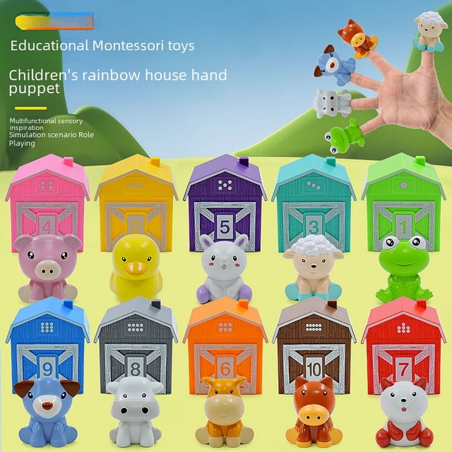 Juguetes para combinar, figuras para contar, colores del arcoíris, cognición familiar, clasificación, educación infantil, educación temprana, juguetes para ensamblar