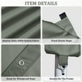 thumbnail image 5 of Pakunoda 12' X 20' Carport Canopy Replacement Cover, Portable Car Garage Shelter Party Top Tent with 34PC Ball Bungees, Light Grey (Only Cover, Frame Not Included), 5 of 8