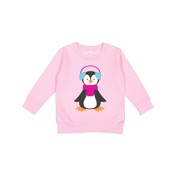 Inktastic Cute Penguin, Baby Penguin, Penguin with Scarf Toddler Sweatshirt