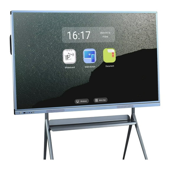 BELNET Smart Board, 55'' 4K UHD Interactive Whiteboard, All in One Smartboard for Office, Digital Smart Whiteboard Built in Dual System for Classroom