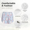 thumbnail image 6 of Picia Summer Cute Unicorns Pattern Women's 2 in 1 Athletic Running Shorts High Waisted Workout Casual Gym Sweat Shorts with Comfy Liner Zipper Pockets-Medium, 6 of 9
