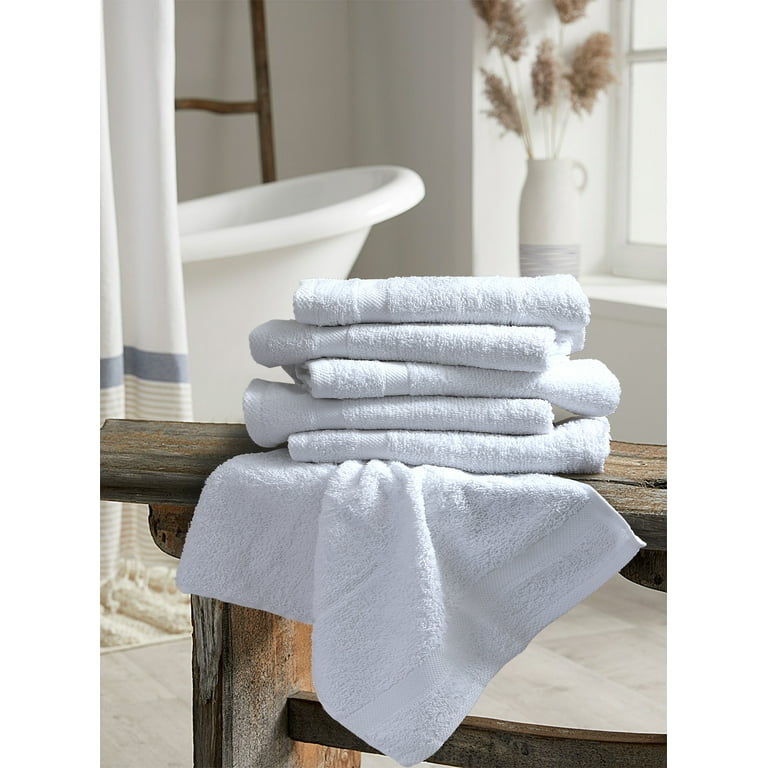 SAFAVIEH Cotton Super Plush Gray 2-Pcs Bath Towel Set TWL1050C-SET2 - The  Home Depot