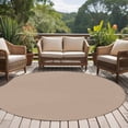 thumbnail image 4 of Round Rugs 6Ft, Beige Solid Color Round Area Rug Washable Indoor Throw Carpet, Aesthetics Contemporary Luxury Soft Non Slip Circle Rug for Office Cabinet Home Decor Aesthetic, 4 of 8