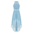 thumbnail image 2 of Alvivi Kids Girls Glittering Beaded Party Jumpsuit Dress Chiffon Romper Gown 6-16, 2 of 5