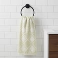 thumbnail image 2 of Unique Bargains Diamond Pattern Cotton Hand Towel Brown 29" x 13", 2 of 7