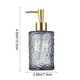thumbnail image 3 of Accesorios de baño: Botellas de jabón líquido portátiles y económicas con dosificador, botellas de vidrio para loción, botellas de champú y gel de ducha para hoteles y posadas, botellas dispensadoras, 3 of 6
