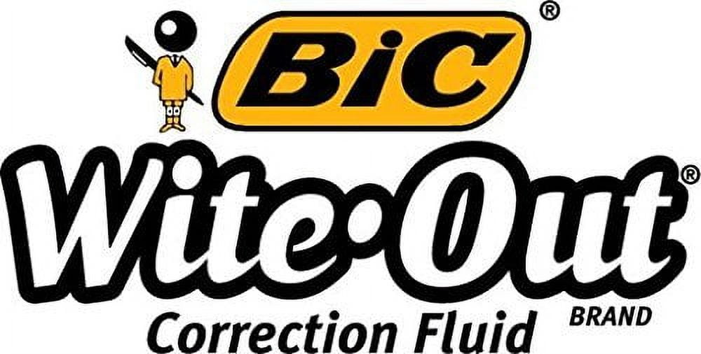 Wite-Out Quick Dry Correction Fluid, 20 ml Bottle, White, 1/Dozen by BIC