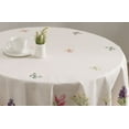 thumbnail image 4 of Maison d' Hermine Botanical Fresh 100% Cotton Tablecloth for Kitchen Dining | Tabletop | Decoration | Parties | Weddings | Spring/Summer (Round, 63 Inch)., 4 of 5