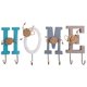 thumbnail image 1 of Ganchos Para El Hogar Con Letras Creativas, Diseño Rústico, Perchero Decorativo Montado En La Pared, Perchero, Ganchos Para Ropa, Toallas, Decoración Del Hogar matsuzay HA023247-00, 1 of 7
