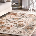thumbnail image 1 of nuLOOM Tapis de Sol Cecil Vintage Floral, 4' x 6', Beige, 1 of 4