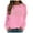 Pink, variant on Hoodies for Women Womens Sweatshirt Oversized Sweatshirts Crewneck Long Sleeve Pullover Zippe Jacket Extra Long Sweatshirt Hoodie Boys Size Two Short Outfits Casual Pullover Women Active Wear Pink XXL