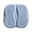 Blue, variant on FEOLGEHLY 3D Dual Gel Car Seat Cushion, 47x50cm Memory Foam & Breathable Mesh, Universal Fit with Non-slip Bottom, Lumbar Support for Driving Comfort, Black