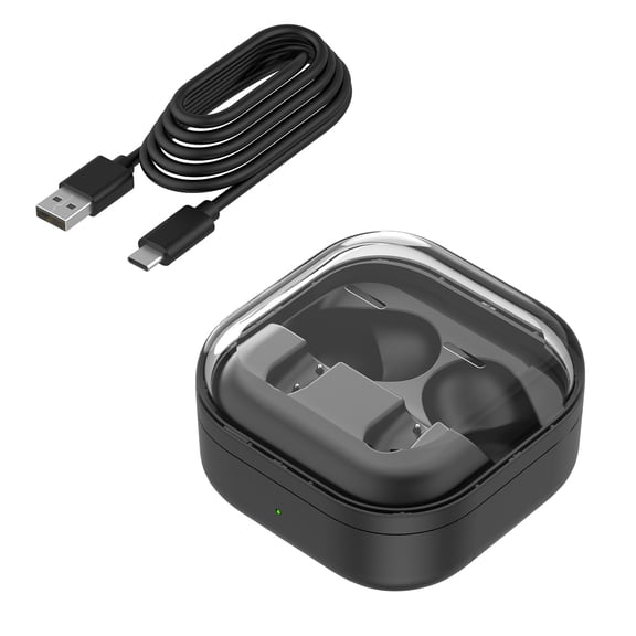 Wireless Charging Case Compatible with Samsung Galaxy Buds 4 Pro, Replacement Charger Case for Galaxy Buds 4 Pro with USB-C Cable, Support Wireless and Wired Charging (Earbuds Not Included)