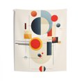 thumbnail image 3 of Bauhaus Tapestry, Geometric Abstract Wall Art Hanging Cool Unique Vertical, 3 of 4