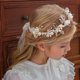 thumbnail image 3 of Corona de cabeza para niños, corona de flores para el cabello, corona de flores, tocado de niña, coronas para niñas, Tiaras de flores, círculo HH01, 3 of 5