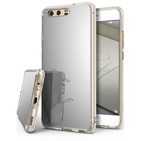 Ringke Mirror Case Compatible with Huawei P10, Bright Reflection Radiant Luxury Mirror Back Cover - Silver