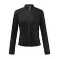 thumbnail image 1 of Vedolay Suit Jacket Womens Casual Office Long Sleeve Open Front with Button Suit Jacket,Black XXL, 1 of 5