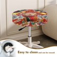 thumbnail image 4 of Chririnla Washable Round Bar Stool Covers for Restaurant Dining Room, Polyester Circle Bar Round Stool Covers with Stretch, 4 of 6