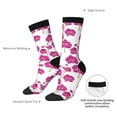 thumbnail image 2 of Yiaed Orchids Flowers Print Great elasticity Crew Socks Sports socks for Men and Women, 2 of 5
