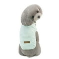 thumbnail image 2 of CICRKHB Small Dog Sweater Pet Spring and Summer Solid Color Dog Shirt Costumes Pet Dog Clothes Vest Pet Supplies Green, 2 of 2