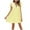 Yellow, variant on vigerkar Women's Sexy Summer V Neck Dress with Short Loose Ruffle Sleeve Dress Red, 3XL