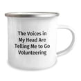 thumbnail image 2 of Funny Volunteering Gifts for Men or Women, Inspirational Camping Mug, Gifts from Friends for Graduation, Go Volunteering Encouragement, 2 of 4