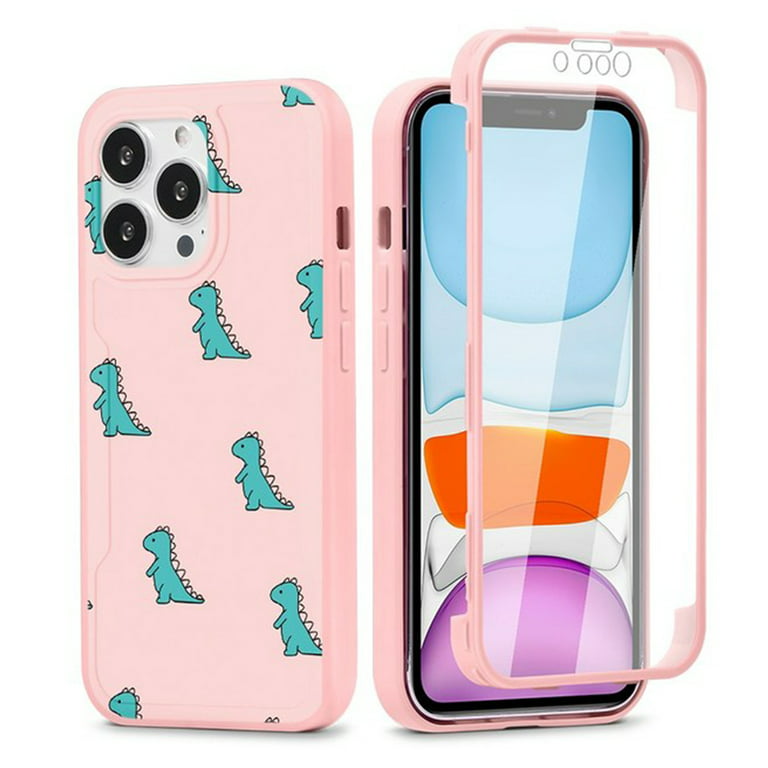 iPhone 7 Plus/8 Plus Case,Cute Dinosaur Pattern 360 Degrees Color Protective Shockproof Rugged Soft TPU Cover Funda. - Walmart.com