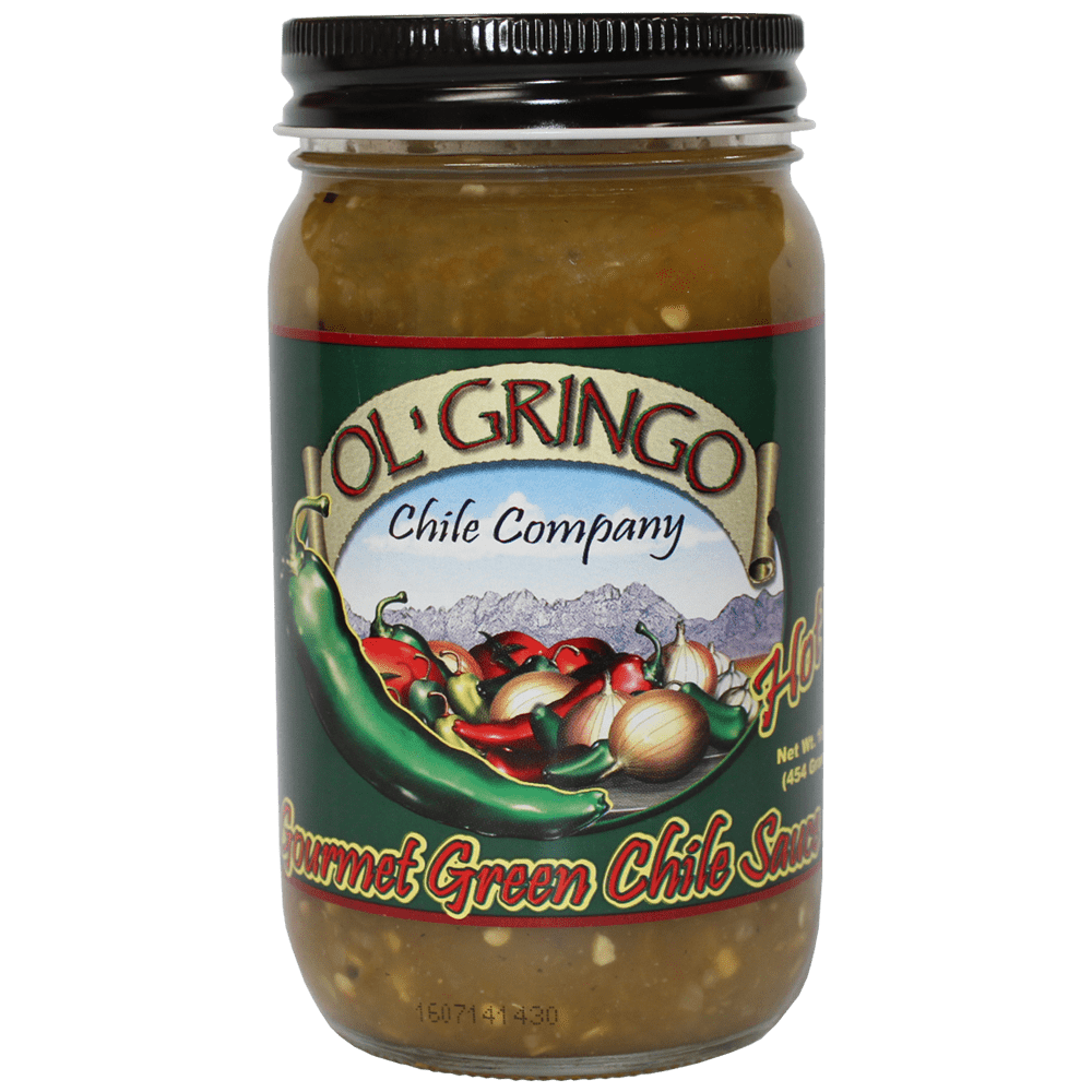 (3 pack) Ol' Gringo Hot Gourmet Green Chile Sauce