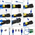 TRAHOORJ45 Crimp Tool Kit Pass Thru Cat5 Cat5e Cat6 RJ45 Crimping Tool