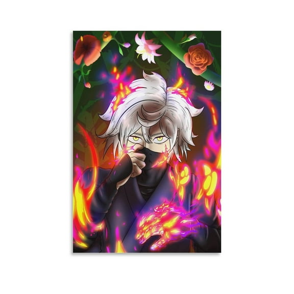 Gabimaru Poster Hell's Paradise Jigokuraku Picture Print Canvas Poster Wall Paint Art Posters Decor Modern Home Artworks Gift 12x18inch(30x45cm)