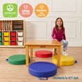 thumbnail image 5 of ECR4Kids 24in x 24in Square Hardwood Table with 14in Legs, Childrens Furniture, Honey, 5 of 9