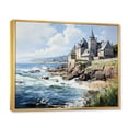 thumbnail image 2 of Designart "Coastal Village in Brittany French Coastal Beauty I" Nautical & Beach Floater Framed Canvas Wall Art, 2 of 7