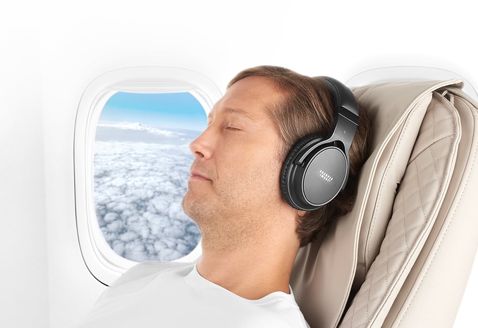 sharper image noise cancelling headphones