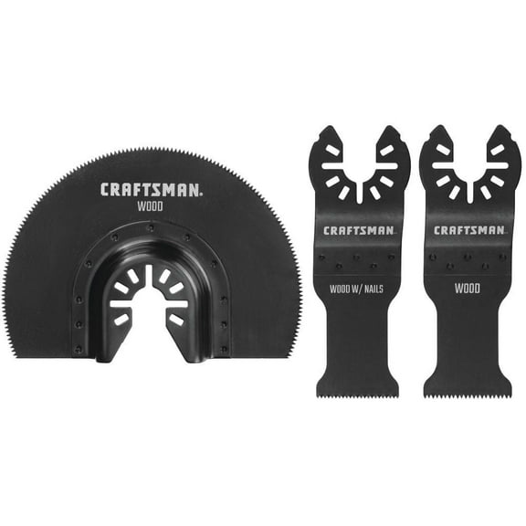 Craftsman Oscillating Bi-Metal Wood And Metal Cut Set, 3 Pack