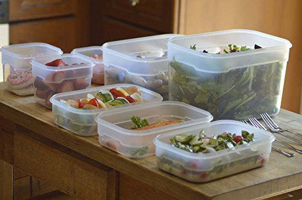 Lasting Freshness 19-Pc Vacuum Food Storage Containers Rectangular