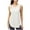 Womens Tank Tops Clearance White, variant on BSDJILFG Athletic Tank Tops for Women Lace Up Shirt Ultra Soft Quick Drying Lightweight Sheer Cutout Moisture Wicking Crop Yoga Workout Tops