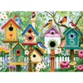 thumbnail image 1 of Puzzle XAPAEG de 500 piezas para adultos, coloridas casas para pájaros, 1 of 7
