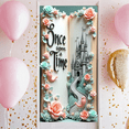 thumbnail image 6 of Magical Castle Fairy Tale Banner Enchanted Flowers Storybook Design for Kids Room Party Decor Event Celebration, 6 of 7