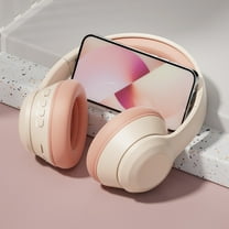 Headset Bluetooth Headphones, Noise Cancellation, Plug-in Stereo Wireless, 40MM Speaker Unit, Surround Sound, Foldable, Adjustable Ear Cups, 8H Talking Time, Bluetooth 5.2, IPX5 Waterproof