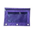 thumbnail image 2 of KER Pencil Pouch For 3 Rings Cloth Mesh Zipper Pouch Pencil For Home, 2 of 4
