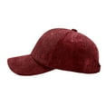 thumbnail image 3 of Hauaitttt Corduroy Baseball Cap for Men and Women Stylish Casual Sun Hat Versatile Soft Texture Sunshade Cap Cape Cod Winter Hat Low Hats Outdoor Hats Polyester Hat Gaming Hat G35 Hat Hat Storage for, 3 of 7