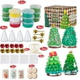 thumbnail image 2 of Boovnll Christmas Decorations, Dry Clays for Kids Christmas Tree Set Christmas Modelling Clays Drying Christmas Kid Diy Christmas Tree Kit Activities Christmas Tree, Christmas Tree Decorations, 2 of 8