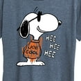 thumbnail image 3 of Peanuts - Joe Cool Hee Hee Hee - Women's Short Sleeve Graphic T-Shirt, 3 of 6