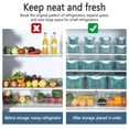 thumbnail image 3 of Wamans Salad Container for Lunch 1 Pcs Fruit Vegetable Storage Containers for Fridge Berries Vegetable Wash Vegetables Dehydration with Lids Clearance Items, 3 of 7